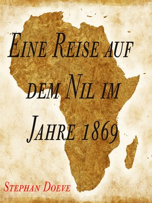 cover image of Eine Reise auf dem Nil im Jahre 1869